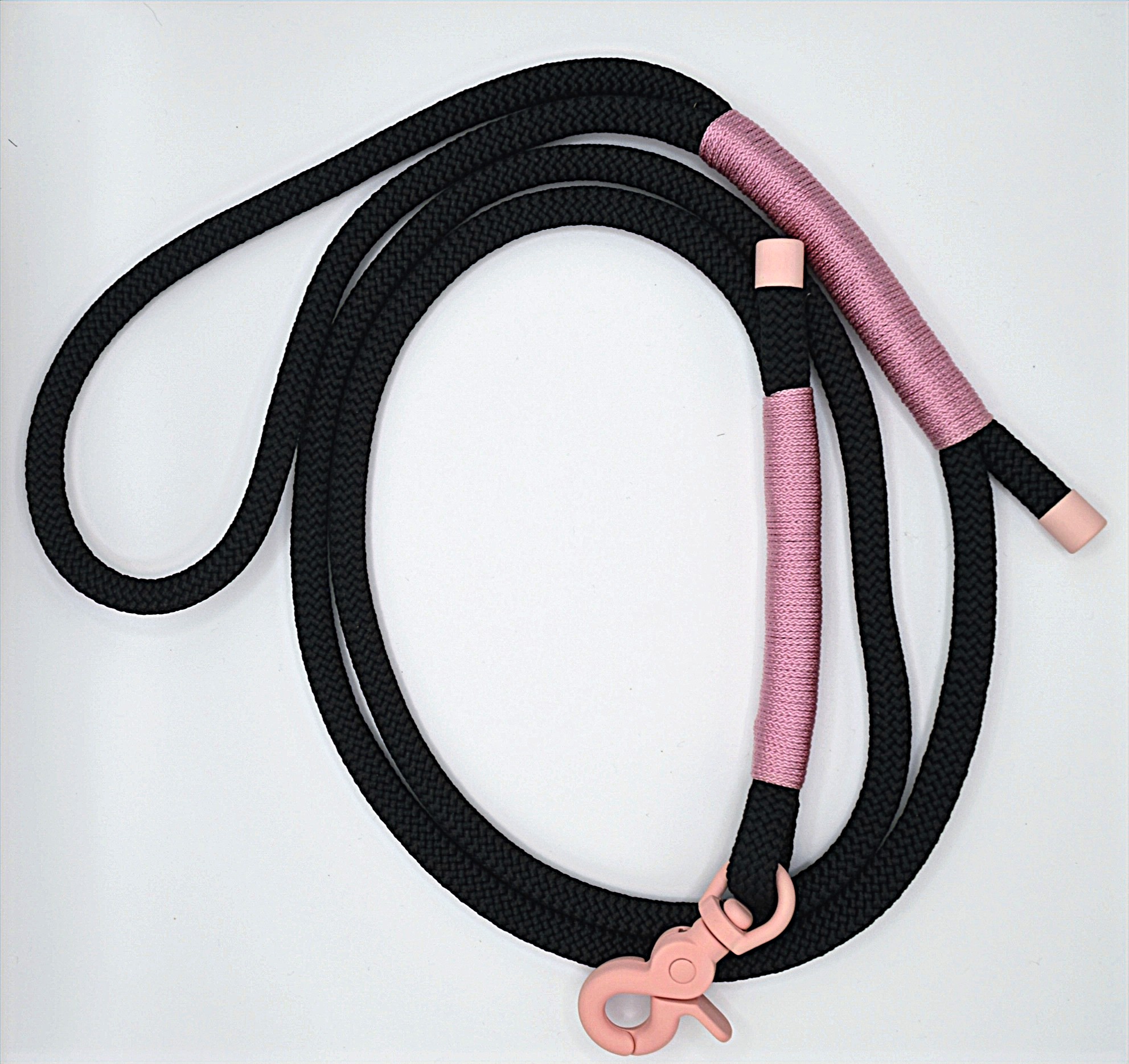 Kurzführer Hundeleine aus Paracord mit Karabiner