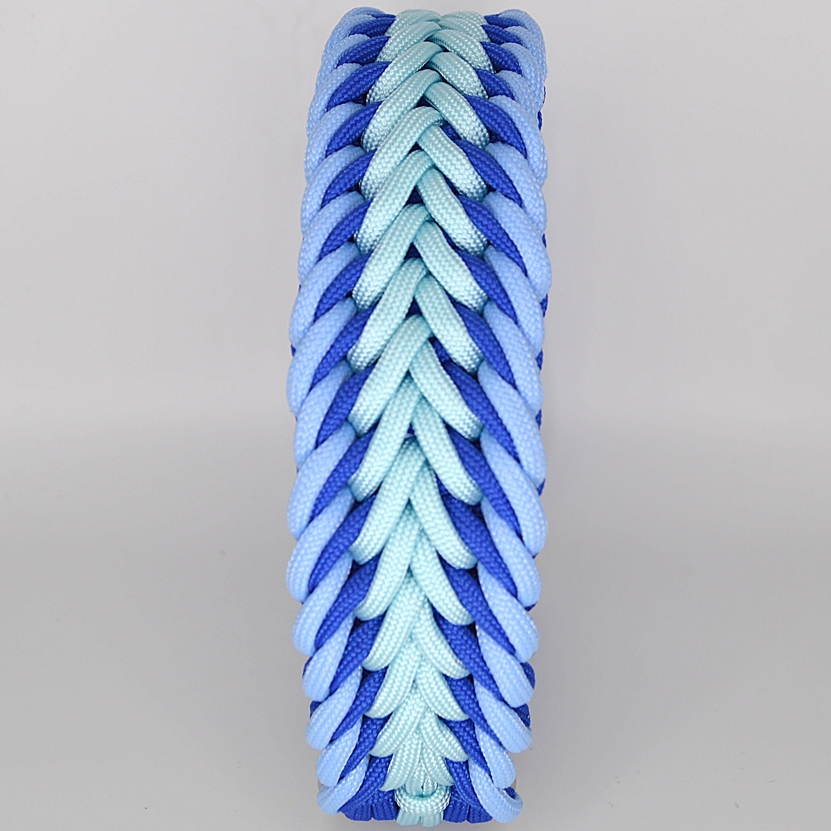 personalisiertes Paracord-Halsband im Muster: Alpenglühen