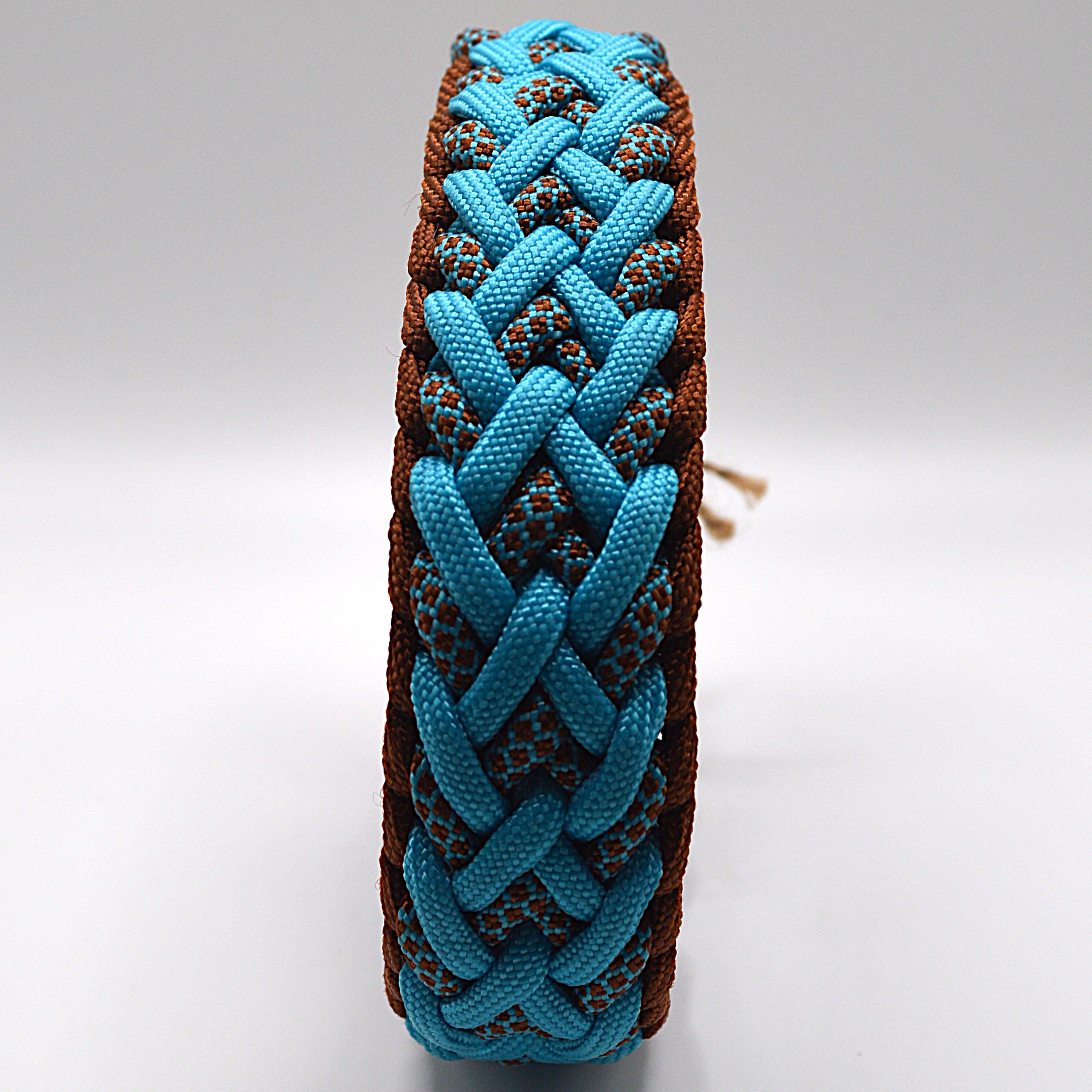 Luna's mini Flytrap - Brown/blue - mit BioThane-Adapter