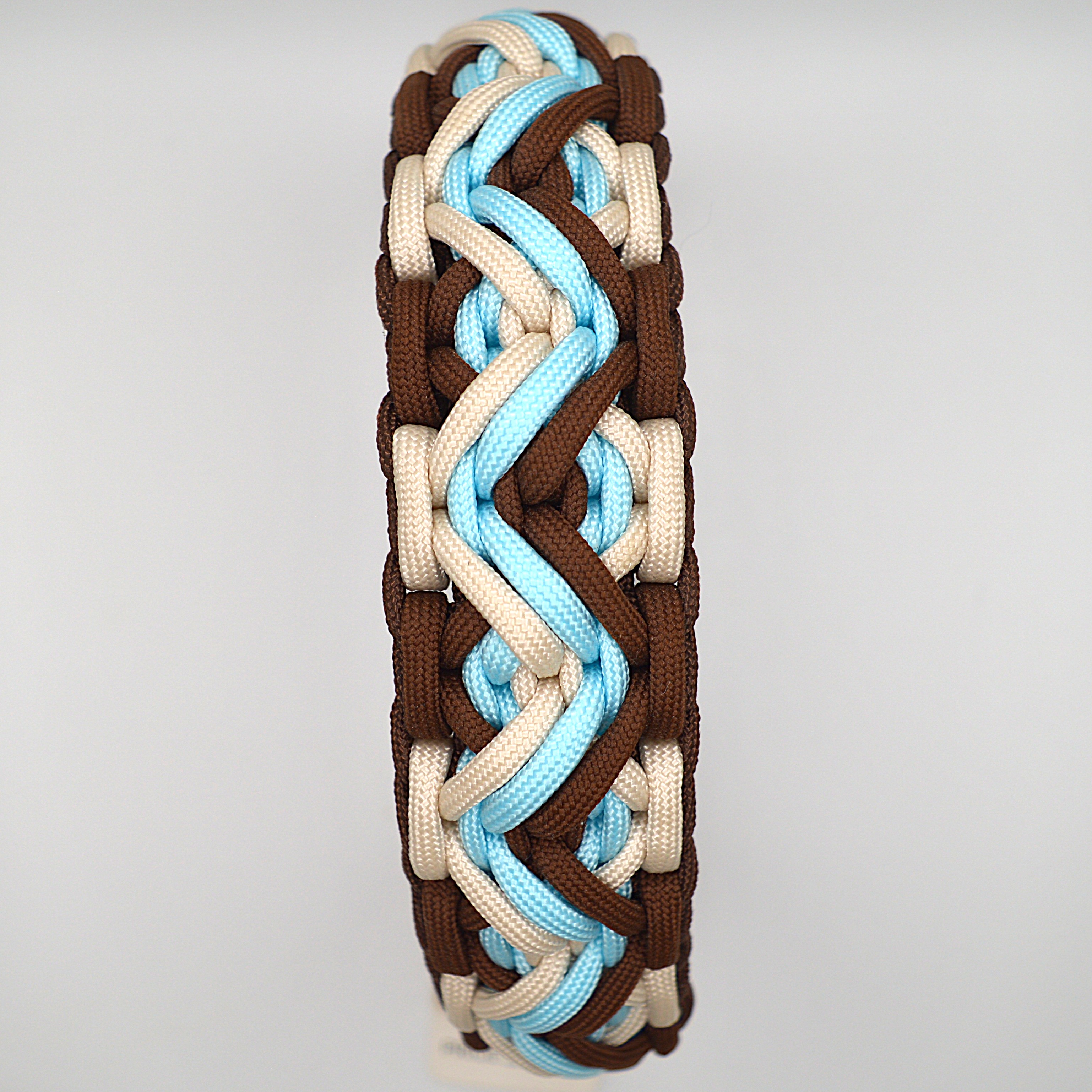 Paracord Hundehalsband Mystic Wutz in Blau