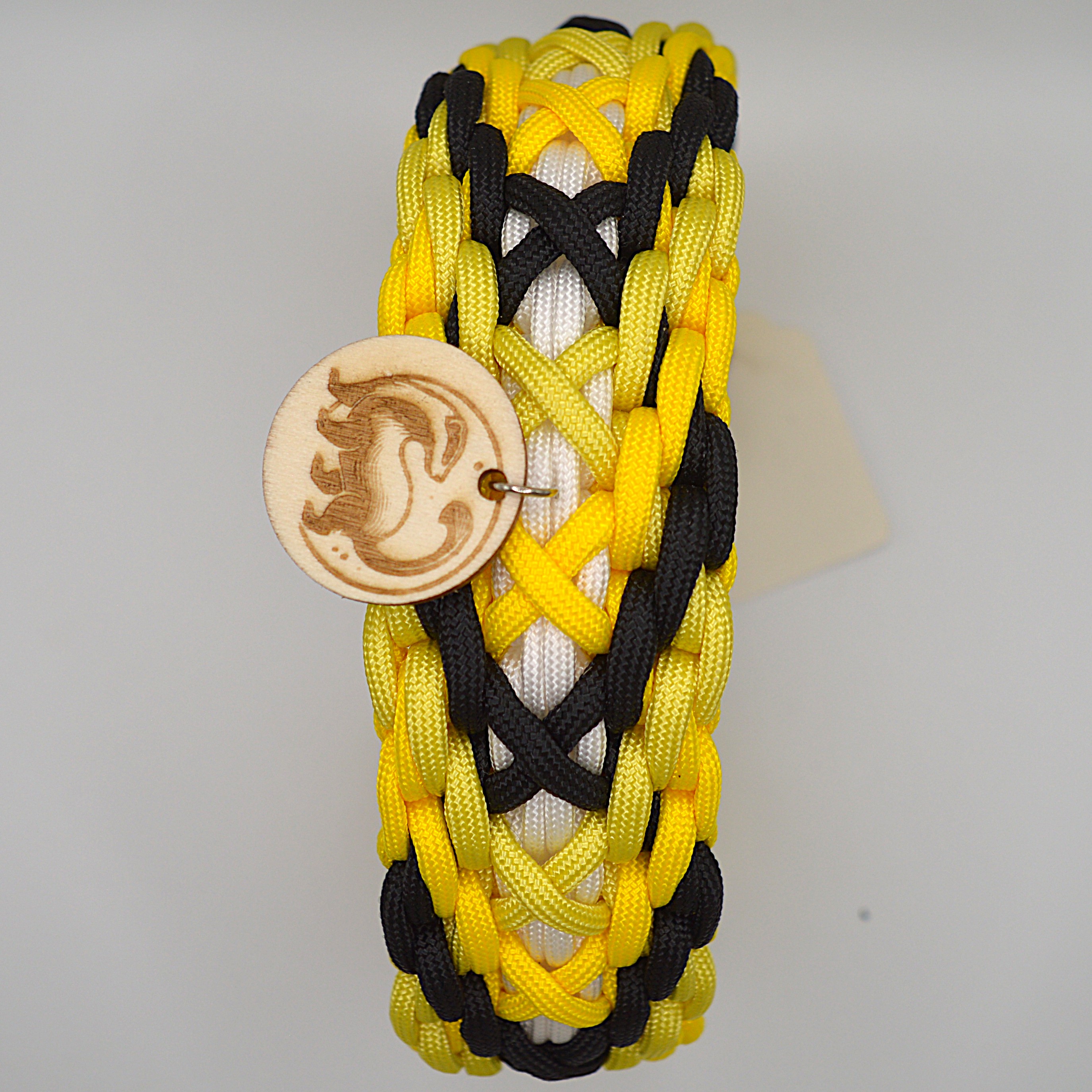 Sonderkollektion Hufflefluff handgemachte Paracord Hundehalsbänder