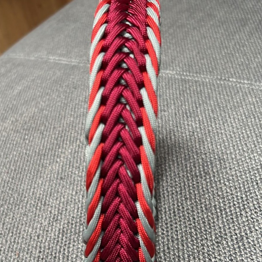 Handgemachtes Paracord Hundehalsband Graf Wutz