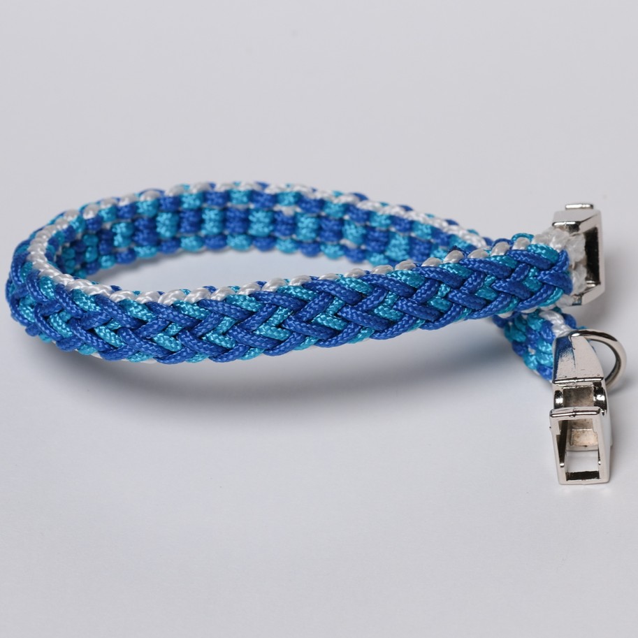 Hundehalsband handgemacht aus Paracord Luna's Crown Trio
